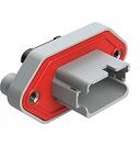 Durable DIP Connector with Grey Thermoplastic Housing and Multiple Terminal Options Engineered for in Extreme Temperature Conditions