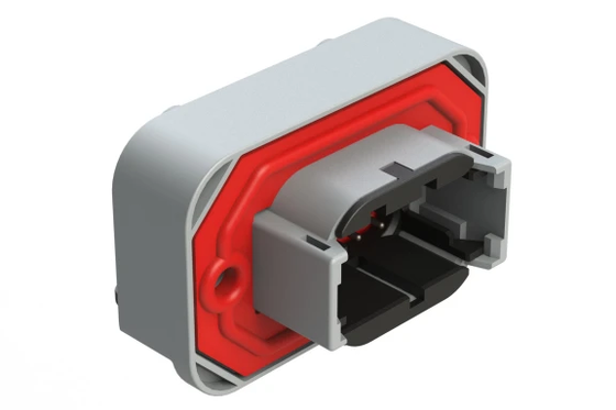 ATM13-08PB-BM04 Conector montado em placa retangular autêntico com pinos masculinos padrão Peças originais originais para ligação de circuito integrado do veículo